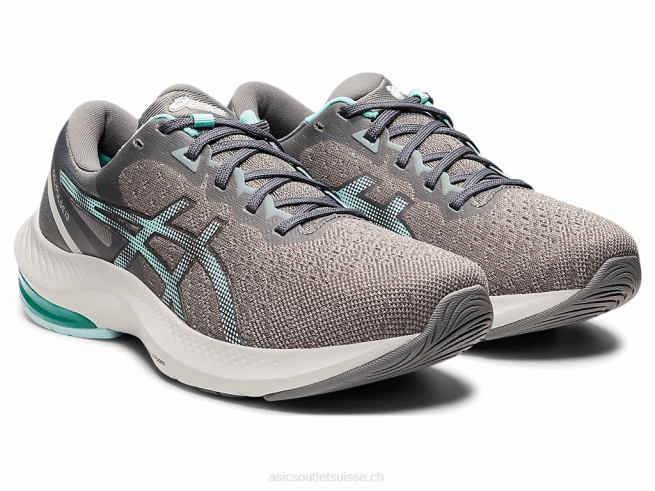 gel-impulsion 13 gris argile/bleu clair Asics L6N0K3439