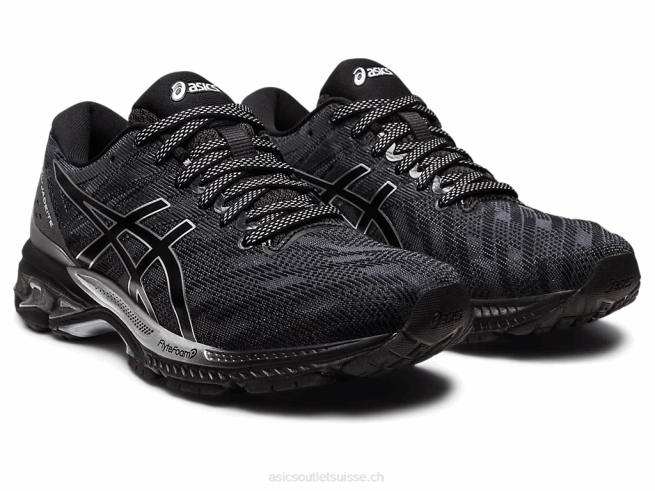 gel-jadéite noir/argent pur Asics L6N0K2396