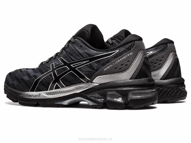 gel-jadéite noir/argent pur Asics L6N0K2396