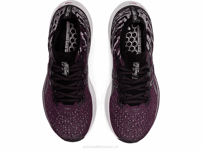 gel-kayano 28 mk prune profond/noir Asics L6N0K3555