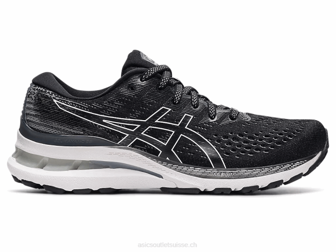 gel-kayano 28 noir blanc Asics L6N0K3915