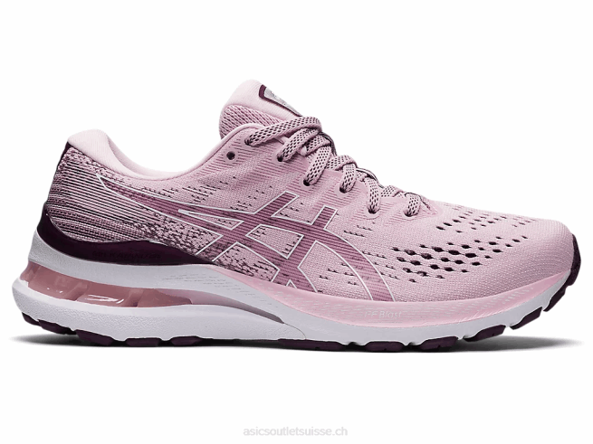 gel-kayano 28 à peine rose/blanc Asics L6N0K3539