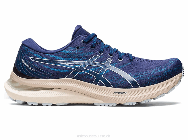 gel-kayano 29 bleu indigo/ciel Asics L6N0K2406