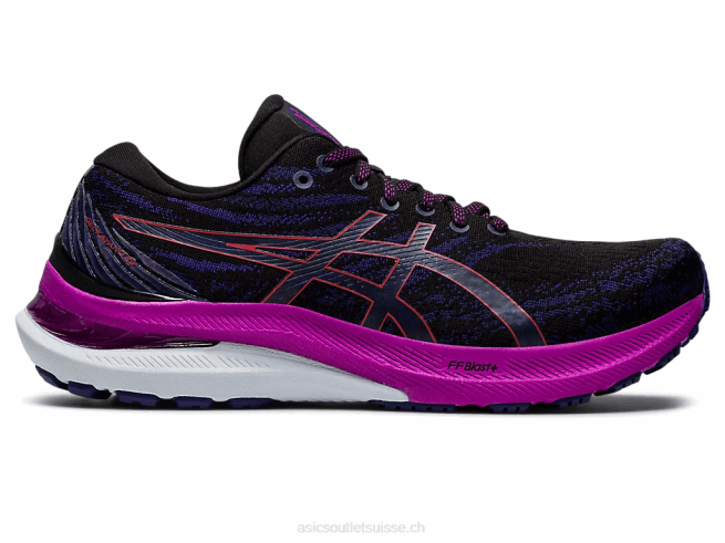 gel-kayano 29 large alerte noire/rouge Asics L6N0K3134