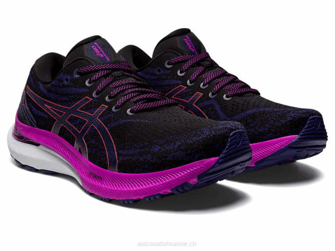 gel-kayano 29 large alerte noire/rouge Asics L6N0K3134