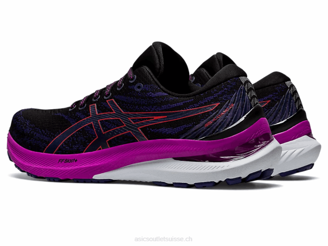 gel-kayano 29 large alerte noire/rouge Asics L6N0K3134