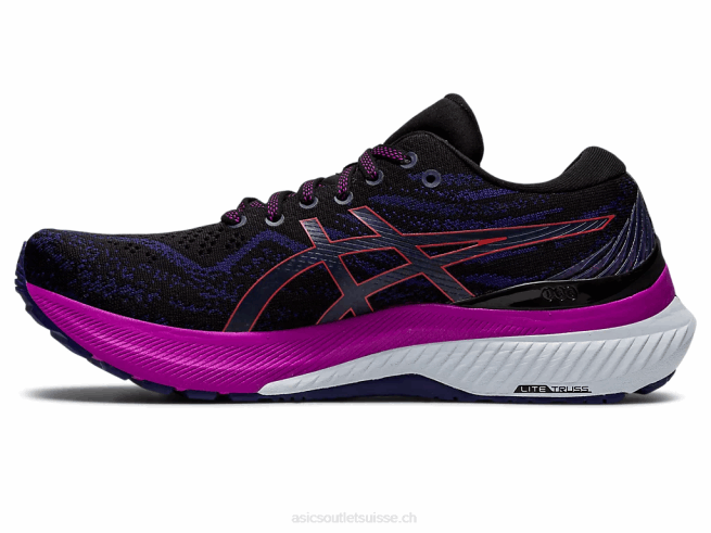 gel-kayano 29 large alerte noire/rouge Asics L6N0K3134