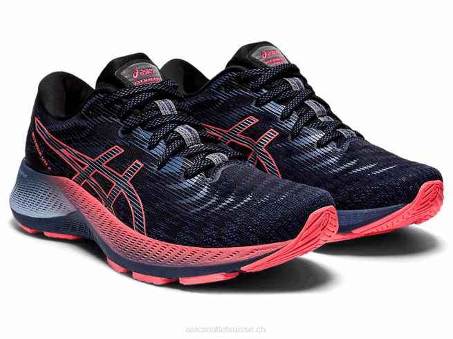 gel-kayano lite 2 bleu tonnerre/corail flamboyant Asics L6N0K3861