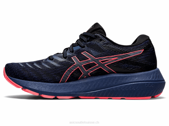 gel-kayano lite 2 bleu tonnerre/corail flamboyant Asics L6N0K3861