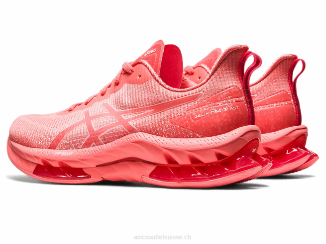 gel-kinsei souffle le 2 papaye/blanc Asics L6N0K2287