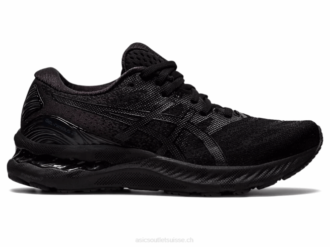 gel-nimbus 23 de large noir Asics L6N0K4009