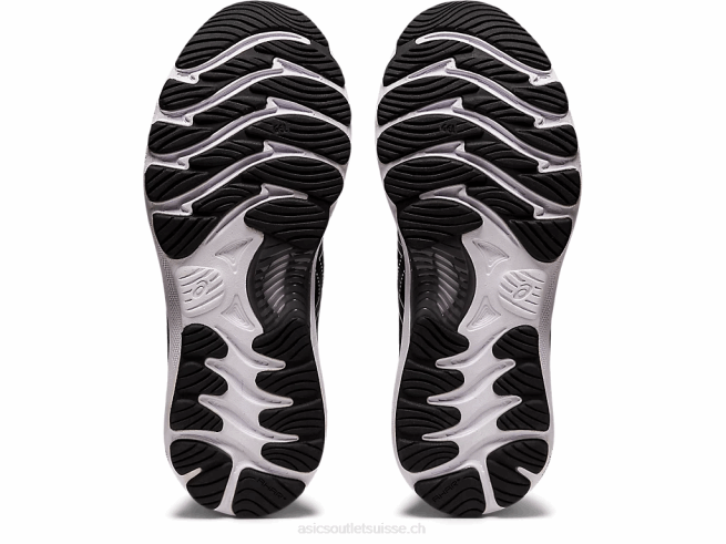 gel-nimbus 23 de large noir blanc Asics L6N0K4011
