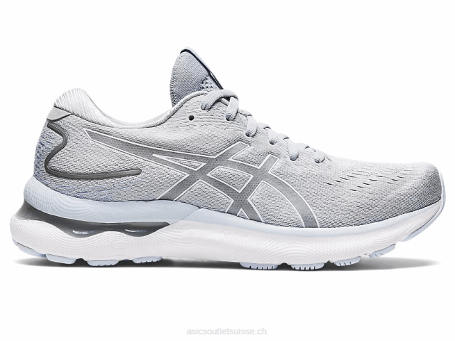 gel-nimbus 24 gris piémont/blanc Asics L6N0K2850