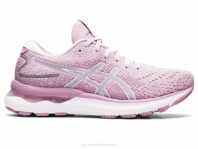 gel-nimbus 24 à peine rose/blanc Asics L6N0K3542