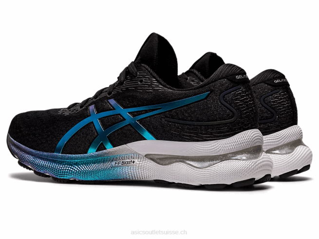 gel-nimbus 24 platine noir Asics L6N0K2724