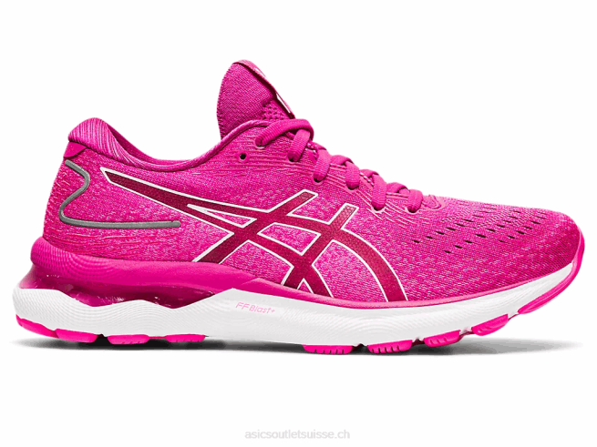 gel-nimbus 24 rouge fuchsia/blanc Asics L6N0K3548
