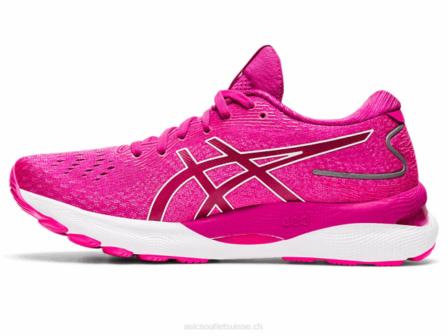 gel-nimbus 24 rouge fuchsia/blanc Asics L6N0K3548