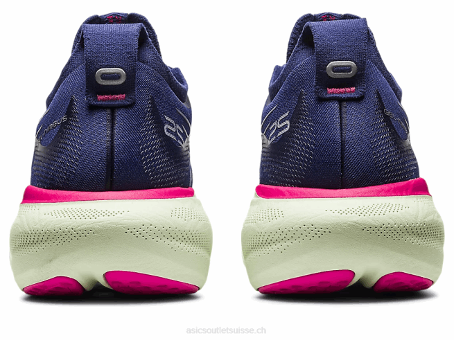 gel-nimbus 25 bleu indigo/argent pur Asics L6N0K2373