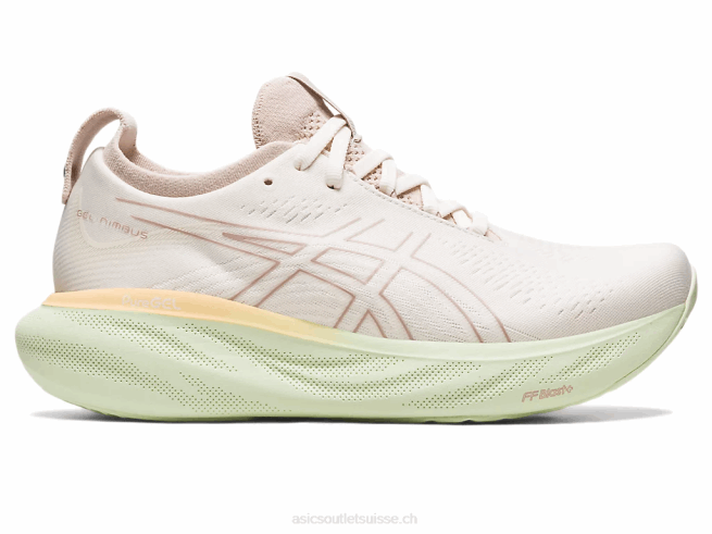 gel-nimbus 25 crème/fauve Asics L6N0K2378