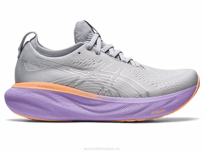 gel-nimbus 25 gris piémont/argent pur Asics L6N0K2148