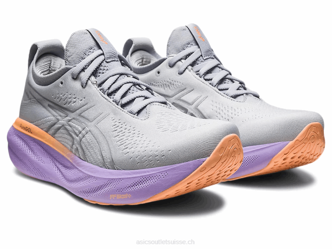 gel-nimbus 25 gris piémont/argent pur Asics L6N0K2148