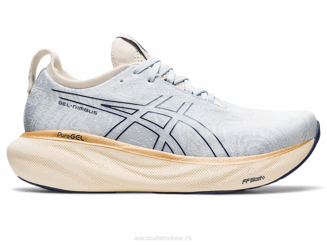 gel-nimbus 25 nagino ciel/crème Asics L6N0K2139