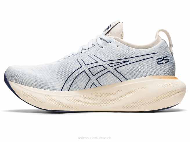 gel-nimbus 25 nagino ciel/crème Asics L6N0K2139