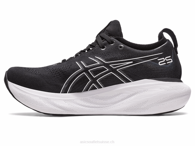 gel-nimbus 25 noir/argent pur Asics L6N0K2371