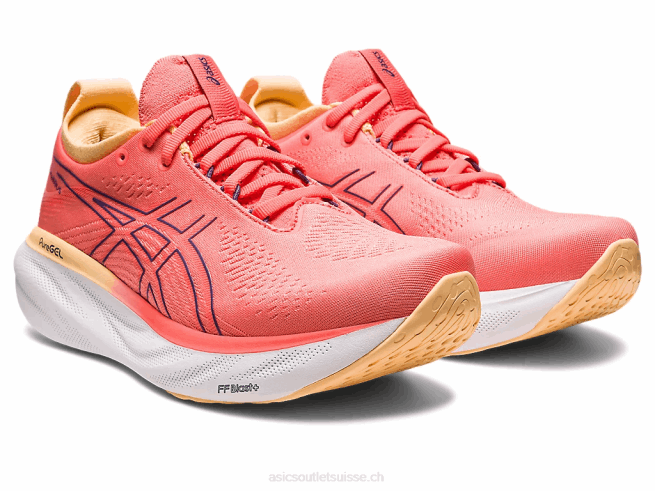 gel-nimbus 25 papaye/violet poussiéreux Asics L6N0K2149