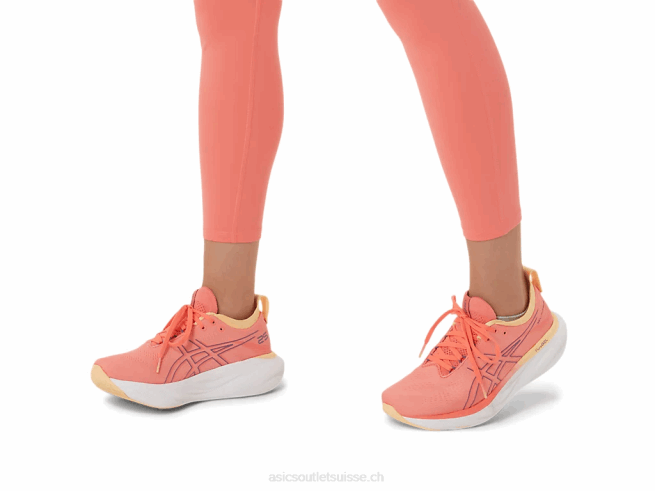 gel-nimbus 25 papaye/violet poussiéreux Asics L6N0K2149