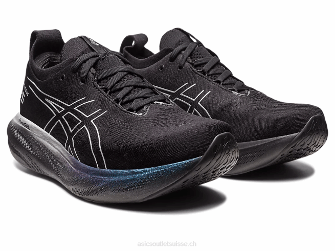 gel-nimbus 25 platine noir/argent pur Asics L6N0K2379