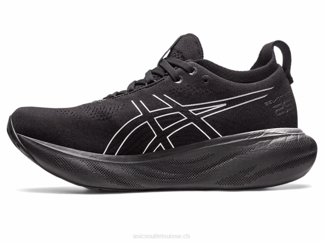 gel-nimbus 25 platine noir/argent pur Asics L6N0K2379