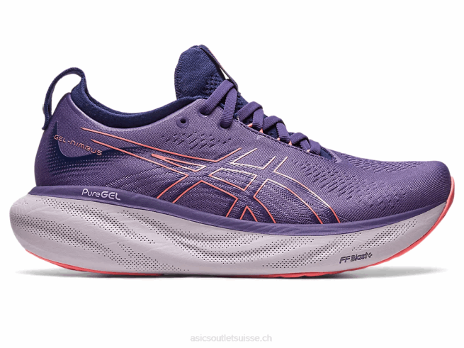 gel-nimbus 25 violet poussiéreux/papaye Asics L6N0K2372