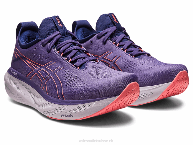 gel-nimbus 25 violet poussiéreux/papaye Asics L6N0K2372