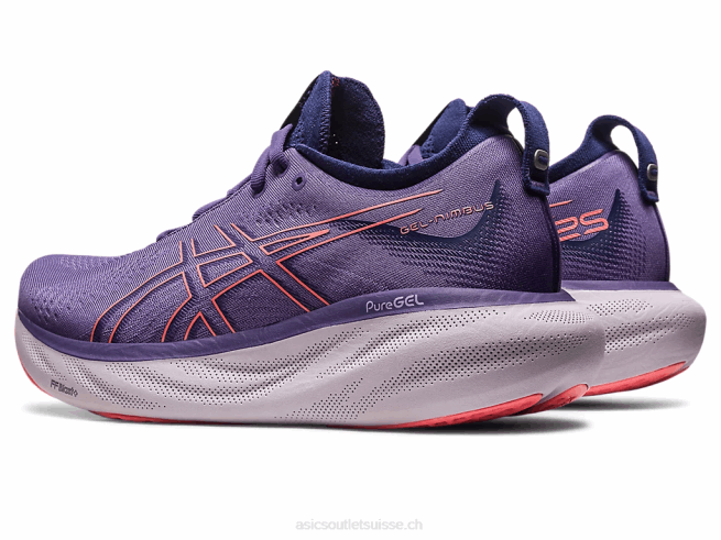 gel-nimbus 25 violet poussiéreux/papaye Asics L6N0K2372