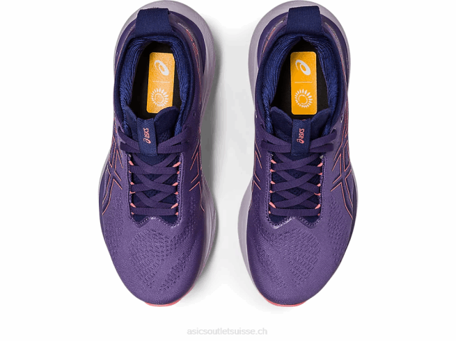 gel-nimbus 25 violet poussiéreux/papaye Asics L6N0K2372