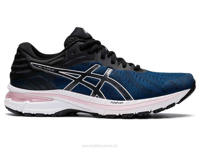 gel-poursuite 7 mako bleu/noir Asics L6N0K2963