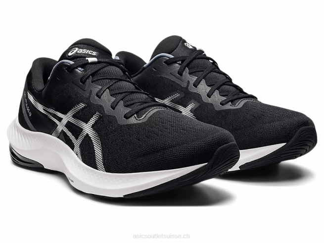 gel-pulse 13 large noir blanc Asics L6N0K3883