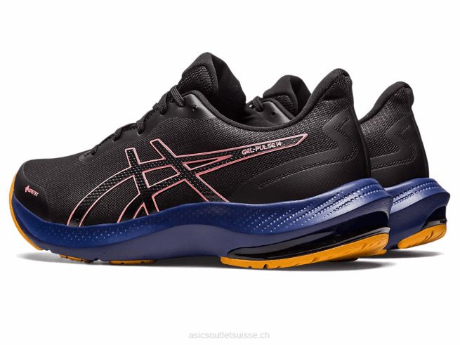 gel pulse 14 gtx noir/papaye Asics L6N0K2552