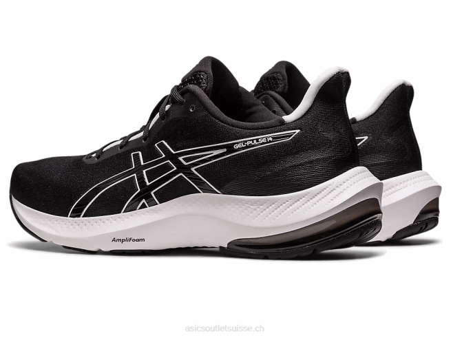 gel-pulse 14 large noir blanc Asics L6N0K2466