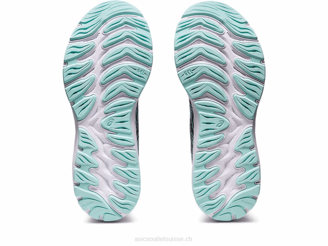 gel-stratus 3 tricot noir/bleu clair Asics L6N0K2346