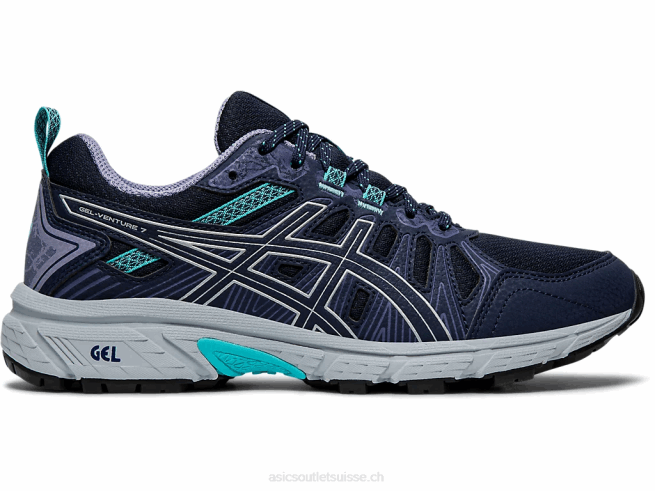 gel-venture 7 Noir argent Asics L6N0K4008
