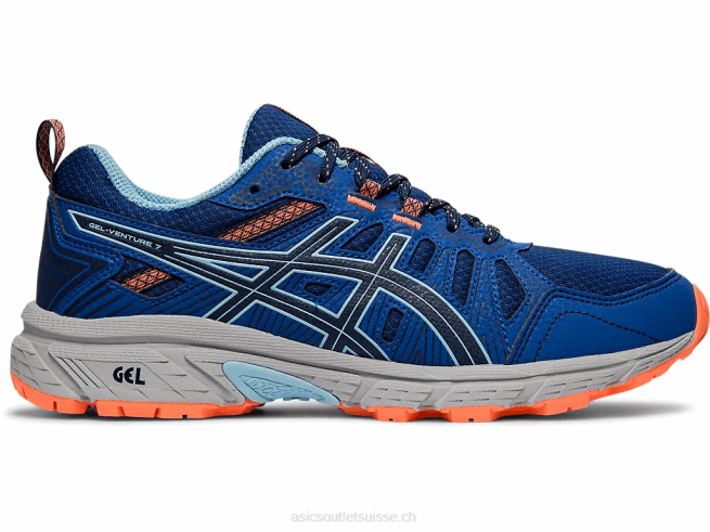 gel-venture 7 bleu étendue/patrimoine bleu Asics L6N0K4210