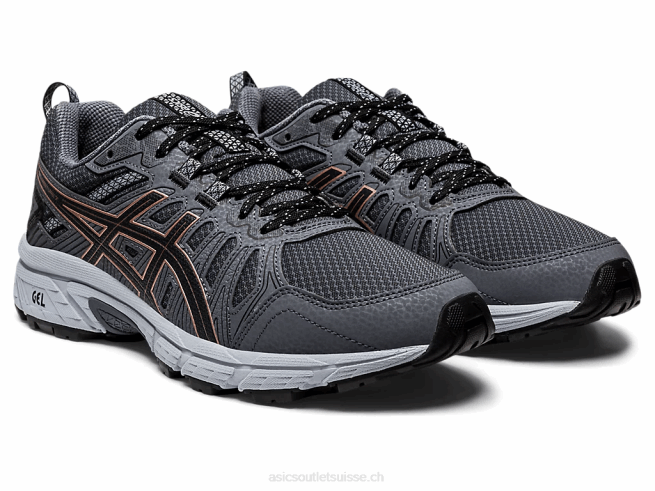 gel-venture 7 gris graphite/or rose Asics L6N0K4175