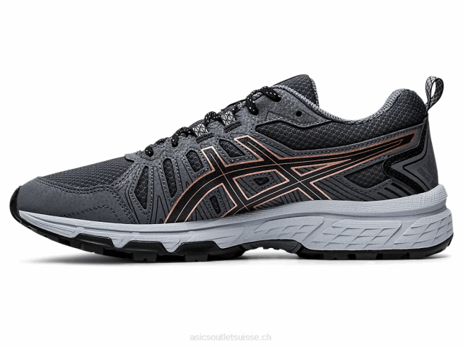 gel-venture 7 gris graphite/or rose Asics L6N0K4175