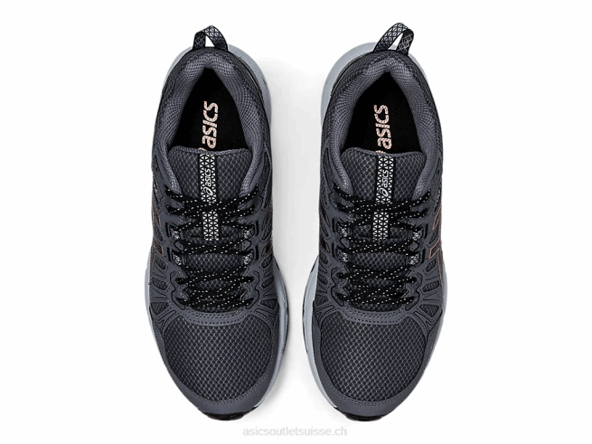 gel-venture 7 gris graphite/or rose Asics L6N0K4175