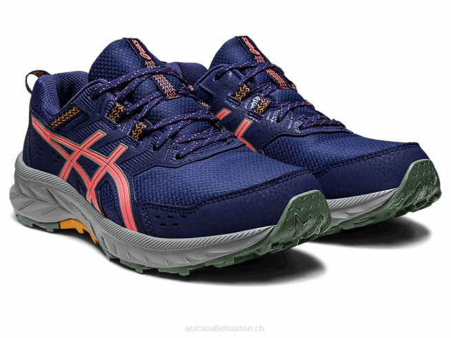 gel-venture 9 bleu indigo/papaye Asics L6N0K2213