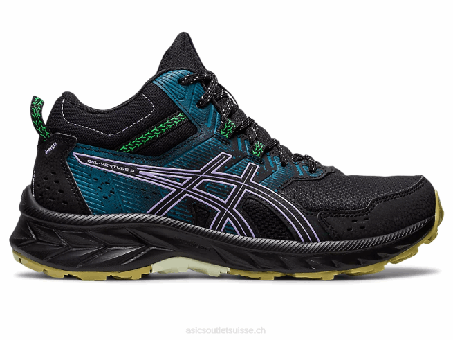 gel-venture 9 mt noir/violet numérique Asics L6N0K2224