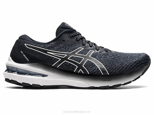 gt-2000 10 de large noir blanc Asics L6N0K3694