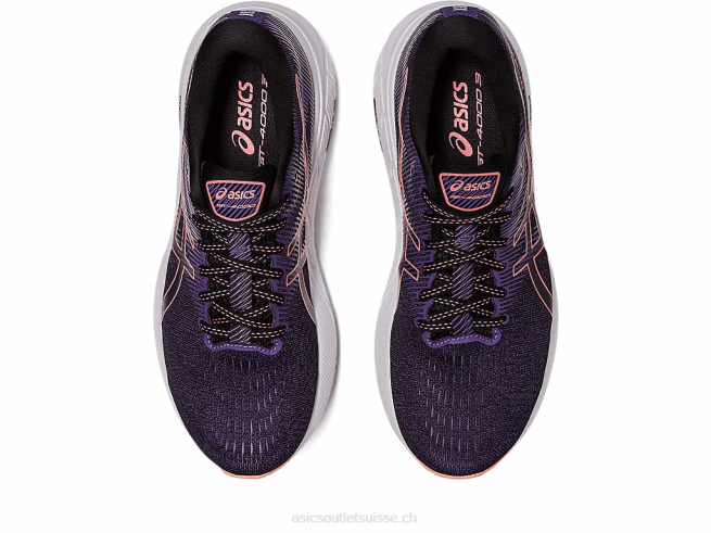 gt-4000 3 de large noir/papaye Asics L6N0K2574